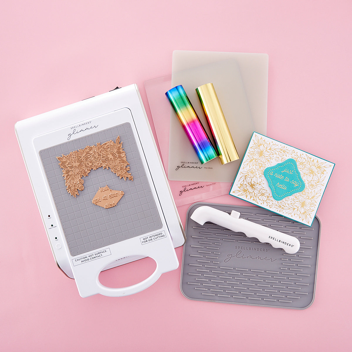 Spellbinders Glimmer Hot Foil Machine Australia plug