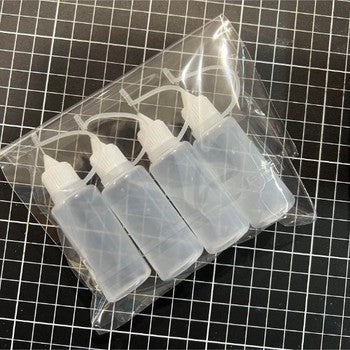 CT Fine Tip Bottles - 20ml with rustproof precision tip and cover (4pc)